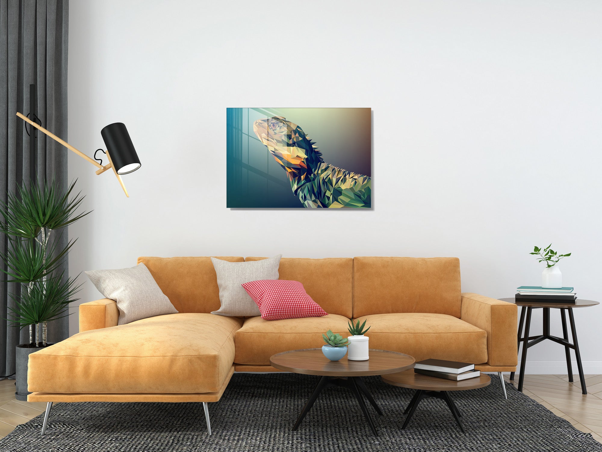 Quadro Decorativo em Vidro Temperado Multicolor 70x100cm - Arte Moderna para Transformar o Seu Espaço