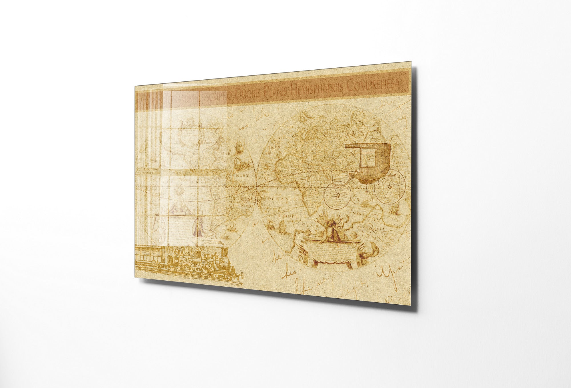 Quadro Decorativo em Vidro Temperado Multicolor 45x65cm - Arte Moderna para Transformar o Seu Espaço