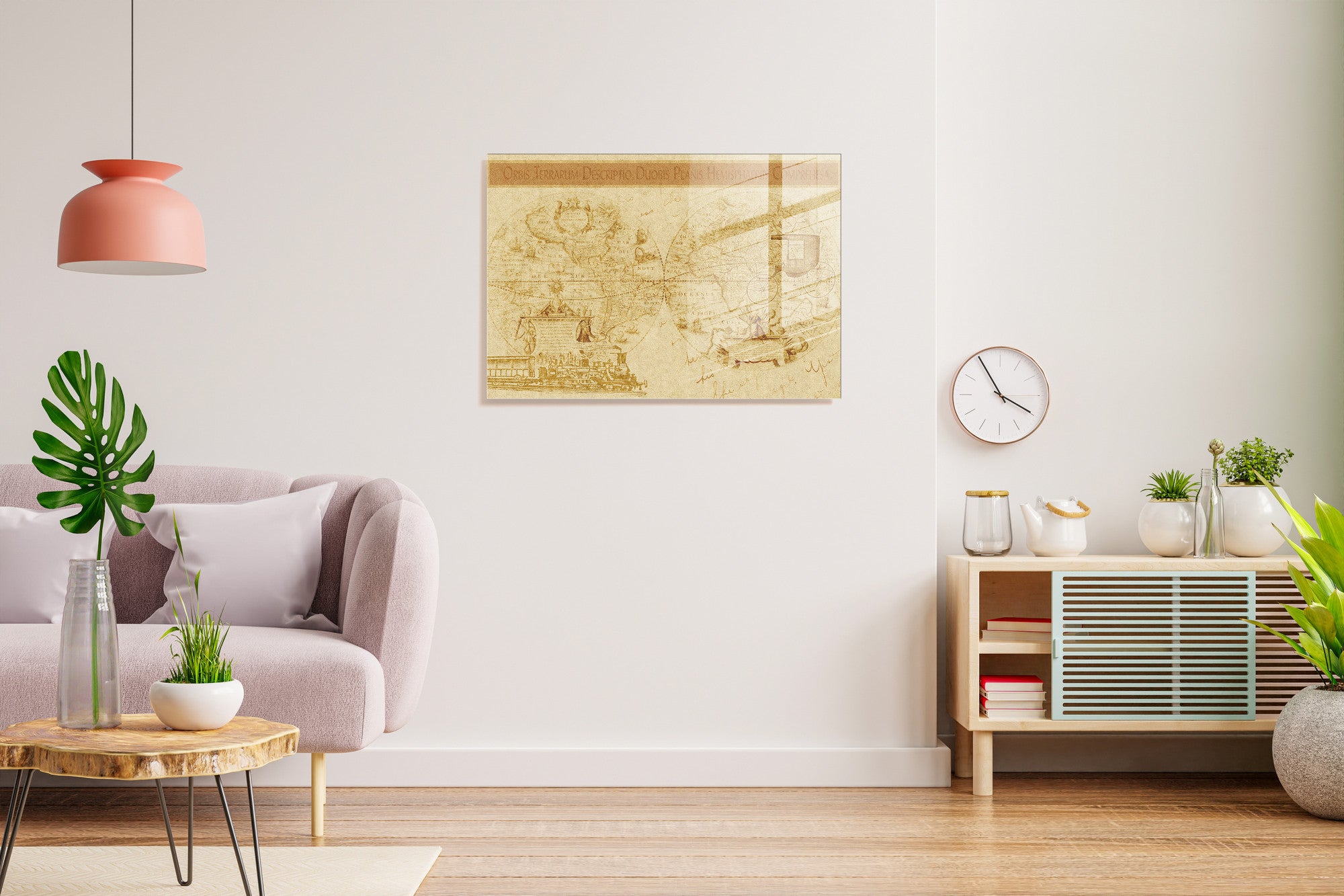 Quadro Decorativo em Vidro Temperado Multicolor 30x45cm - Arte Moderna para Decoração de Interiores