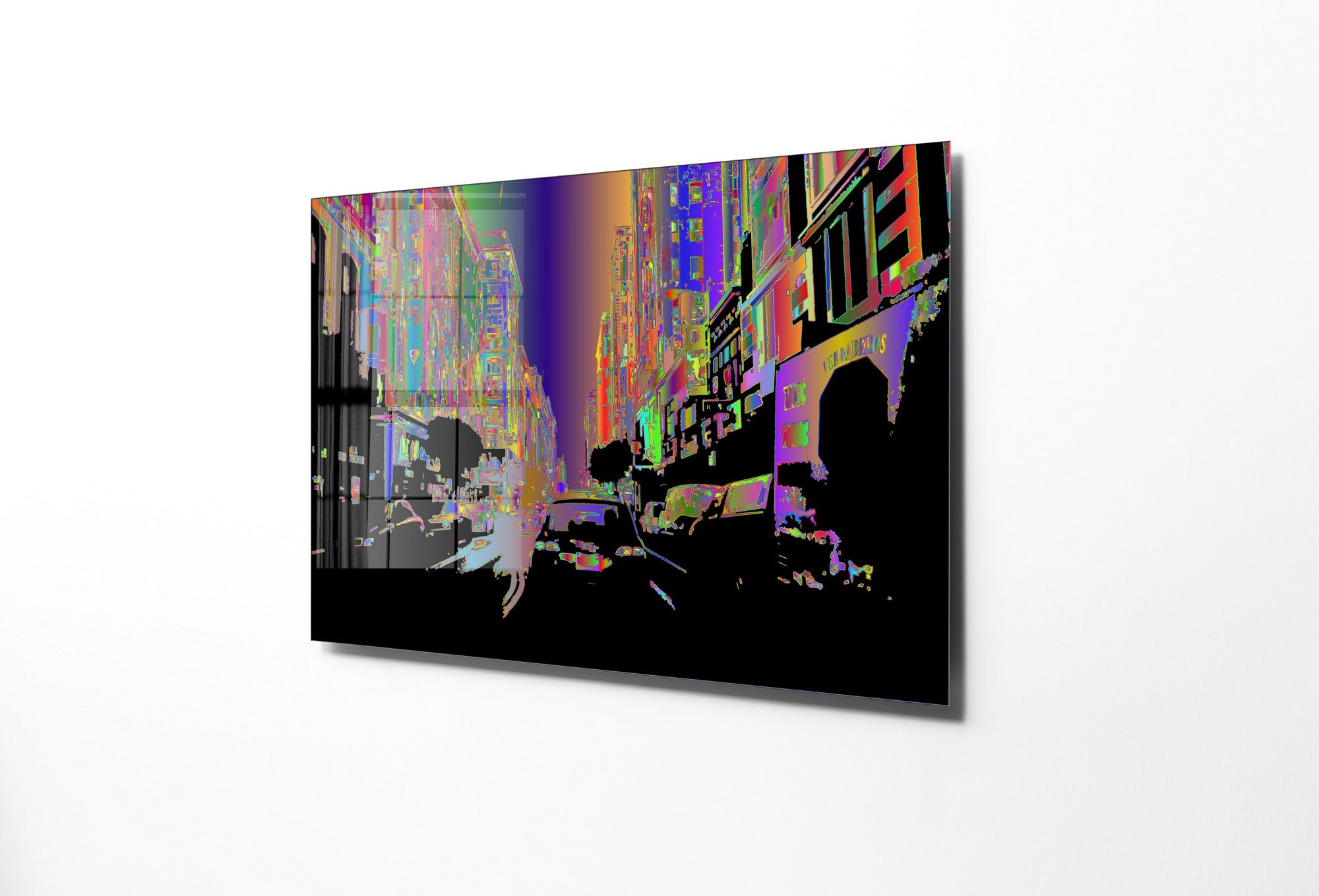 Quadro Decorativo em Vidro Temperado Multicolor 70x100cm - Arte Moderna para Transformar o Seu Espaço