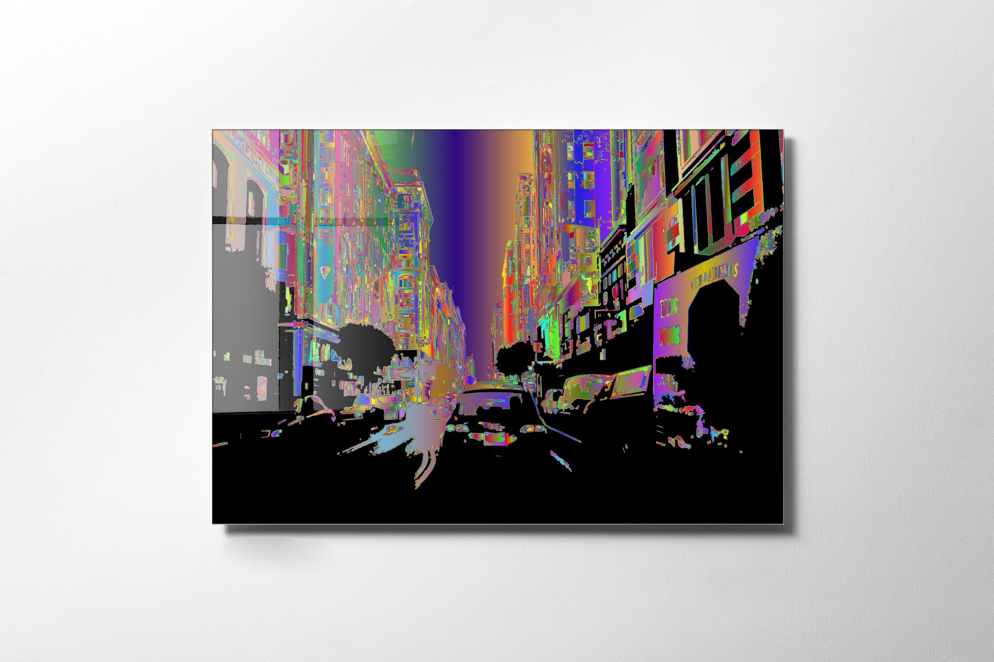 Quadro Decorativo em Vidro Temperado Multicolor 50x70cm - Arte Moderna para Transformar o Seu Espaço