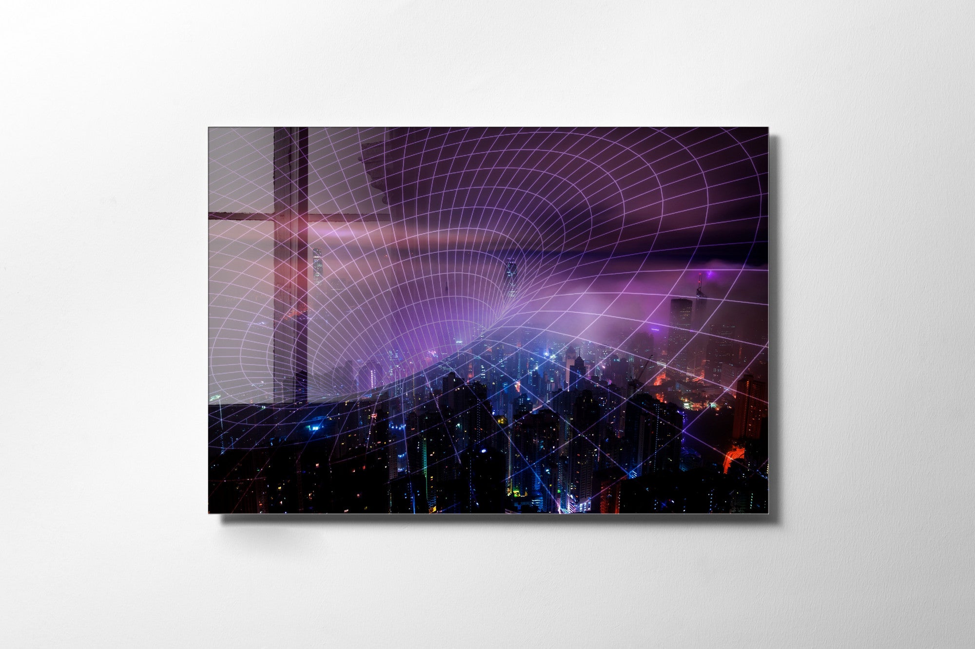 Quadro Decorativo em Vidro Temperado Multicolor 50x70cm - Arte Moderna para Transformar o Seu Espaço