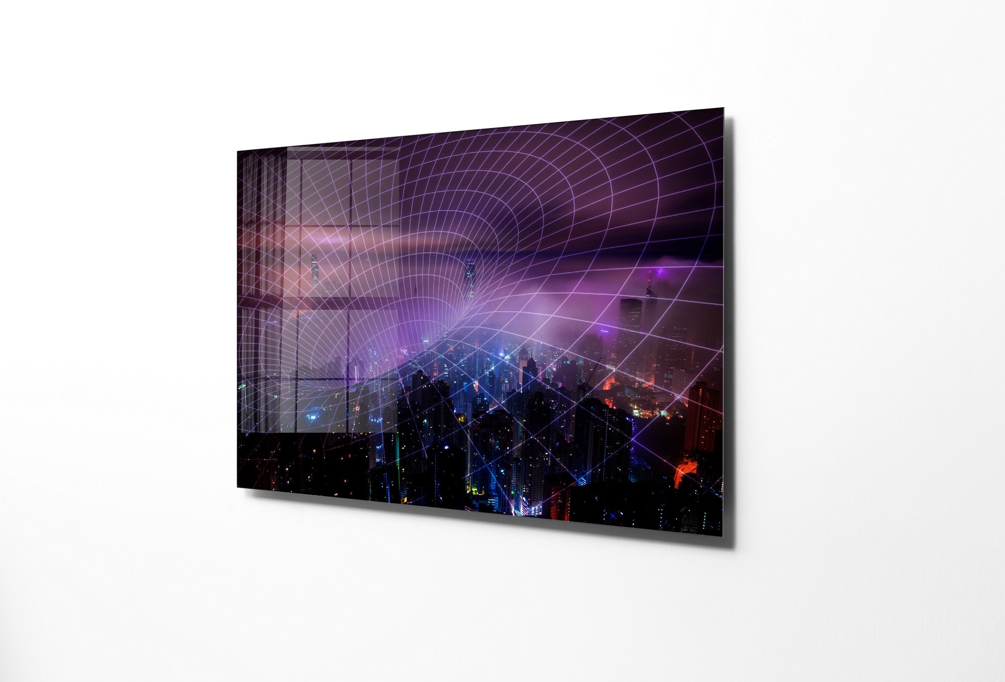 Quadro Decorativo em Vidro Temperado Multicolor 50x70cm - Arte Moderna para Transformar o Seu Espaço