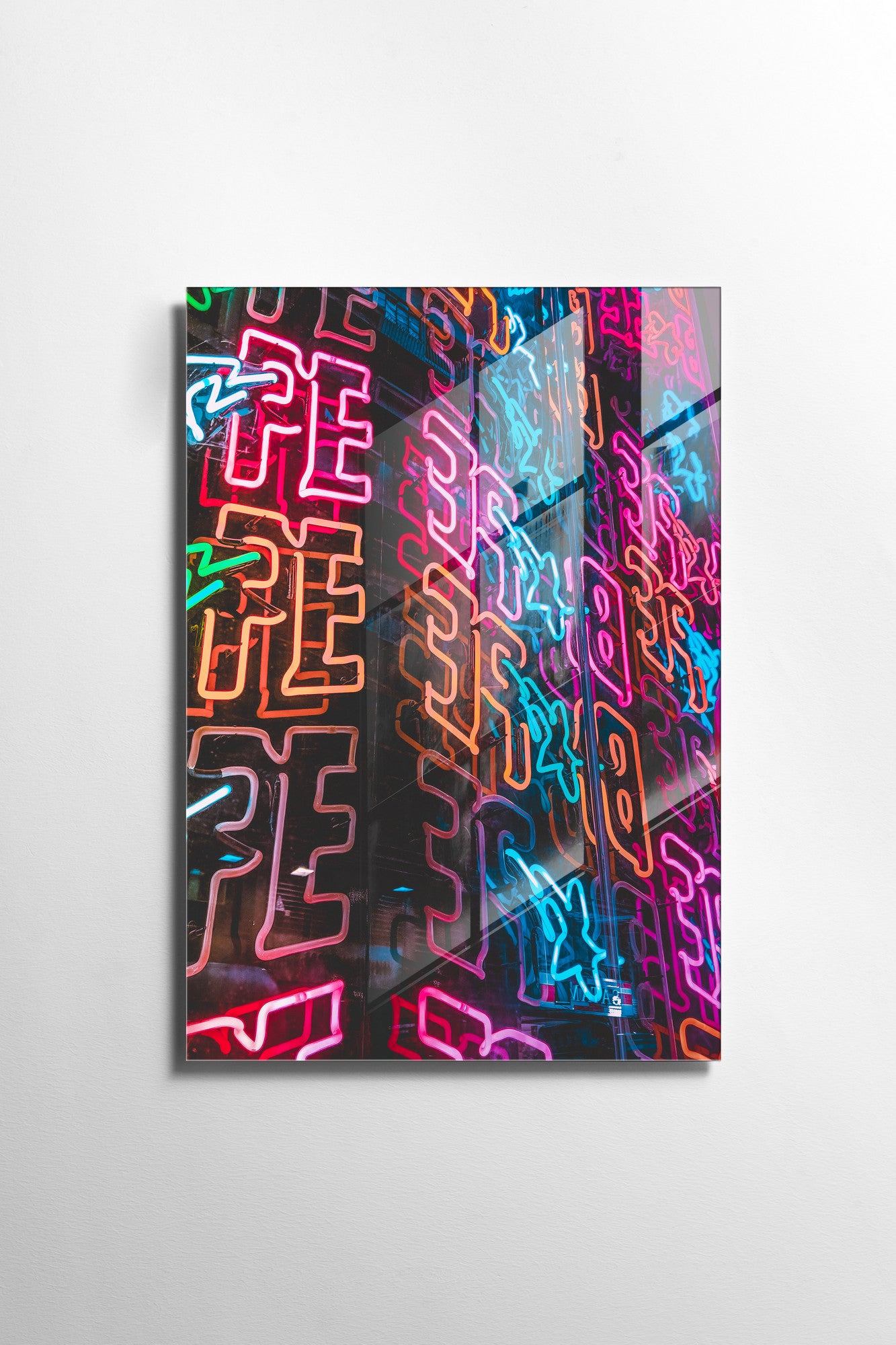 Quadro Decorativo em Vidro Temperado Multicolor 70x100cm - Arte Moderna para Transformar o Seu Espaço