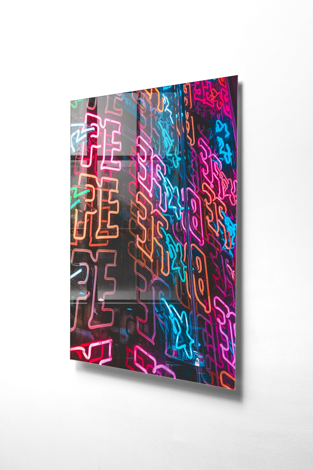 Quadro Decorativo em Vidro Temperado Multicolor 70x100cm - Arte Moderna para Transformar o Seu Espaço