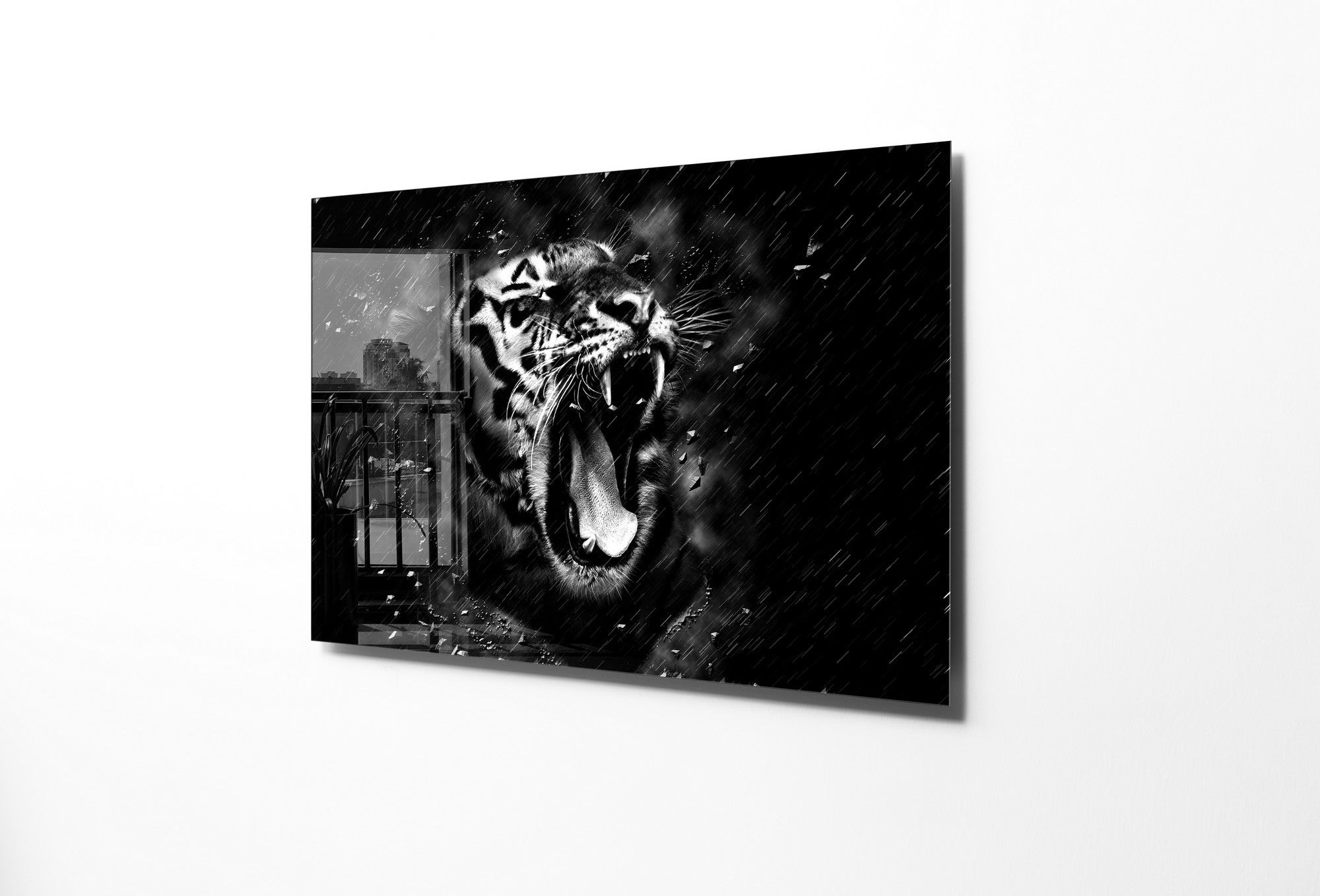 Quadro Decorativo em Vidro Temperado Multicolor 50x70cm - Arte Moderna para Transformar o Seu Espaço