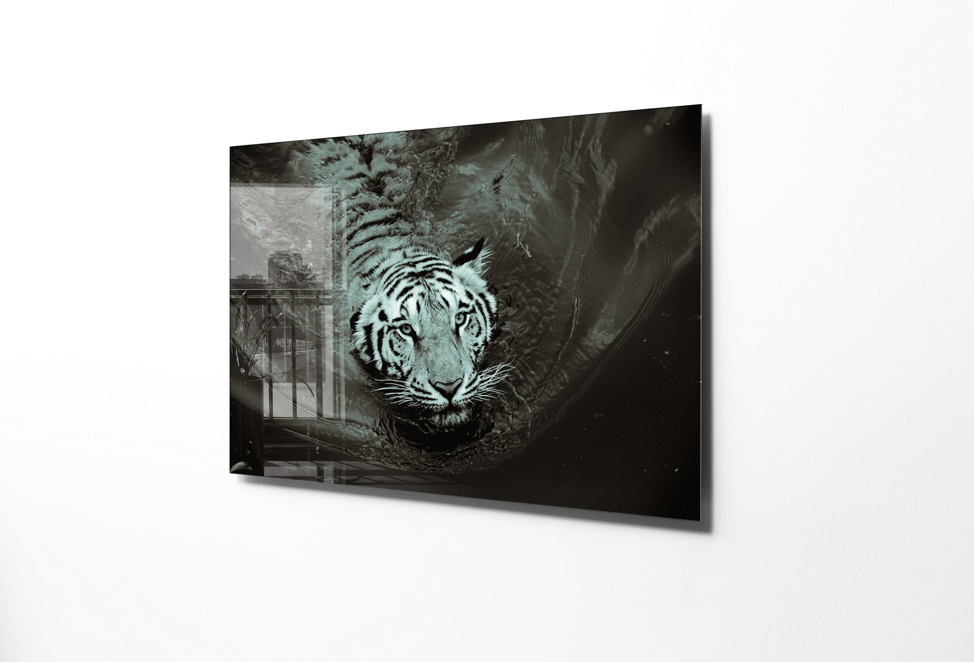 Quadro Decorativo em Vidro Temperado Multicolor 50x70cm - Arte Moderna para Transformar o Seu Espaço