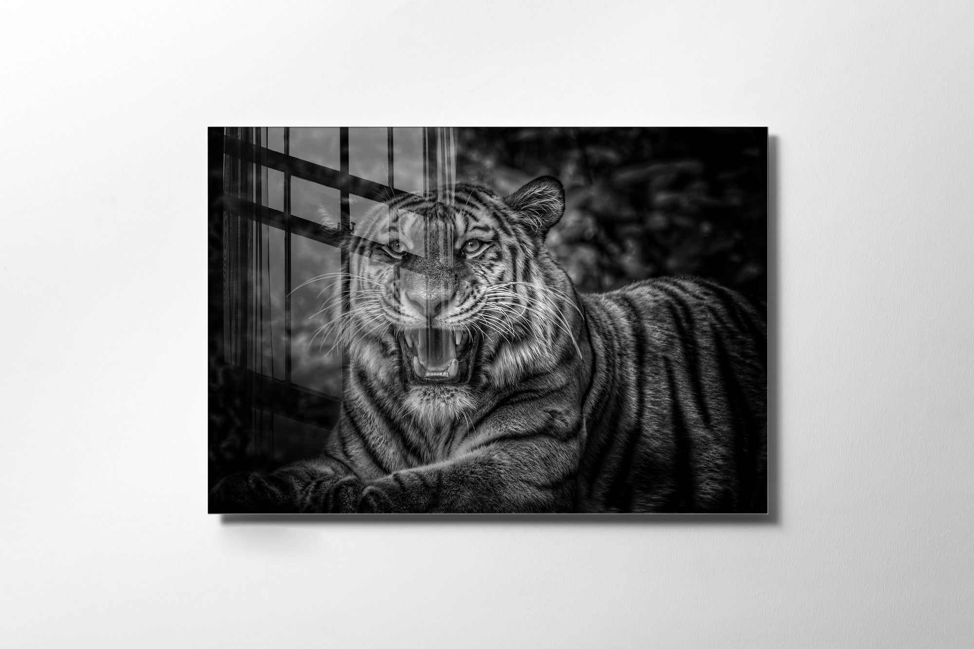 Quadro Decorativo em Vidro Temperado Multicolor 30x45cm - Arte Moderna para Decoração de Interiores