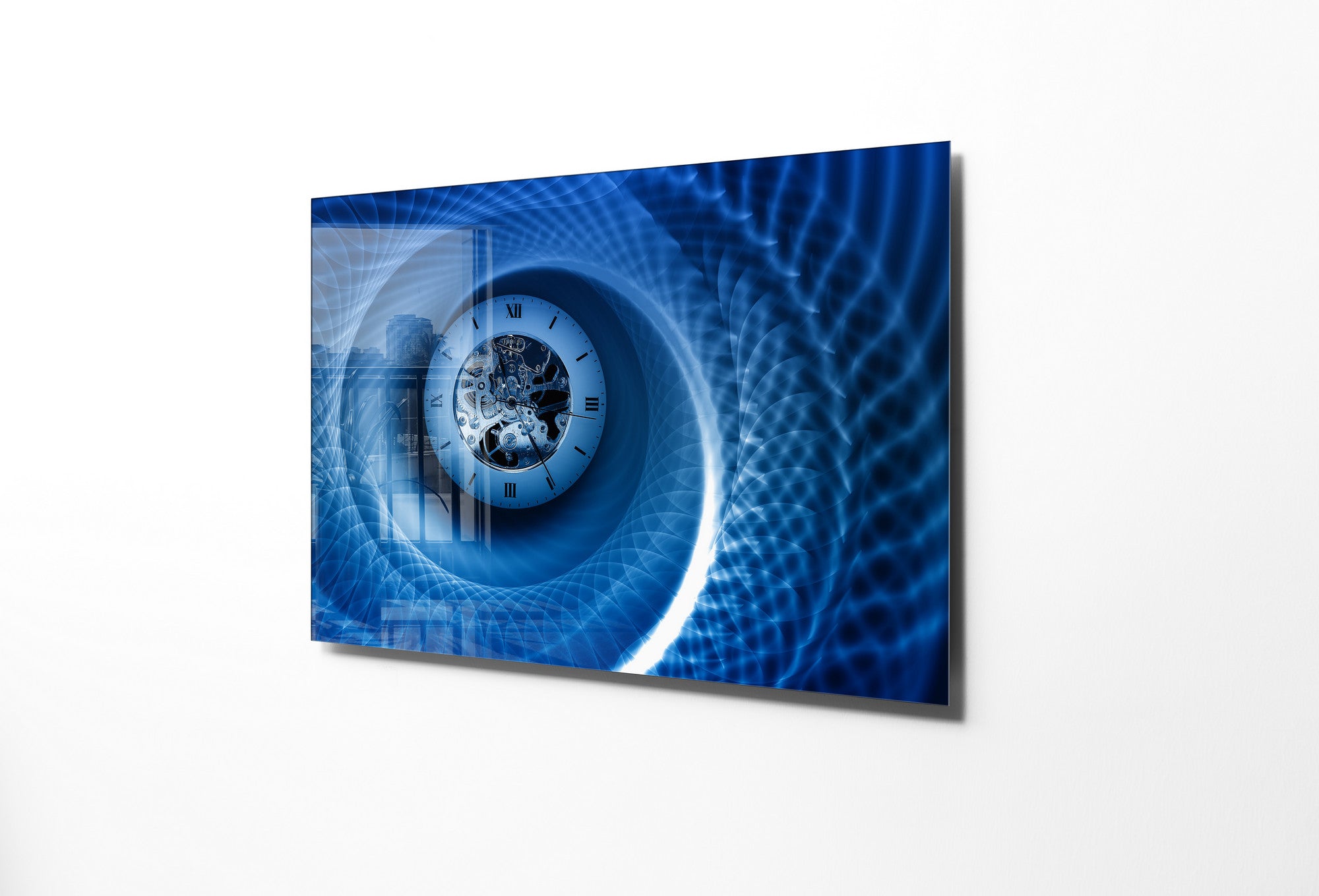 Quadro Decorativo em Vidro Temperado Multicolor 70x100cm - Arte Moderna para Transformar o Seu Espaço