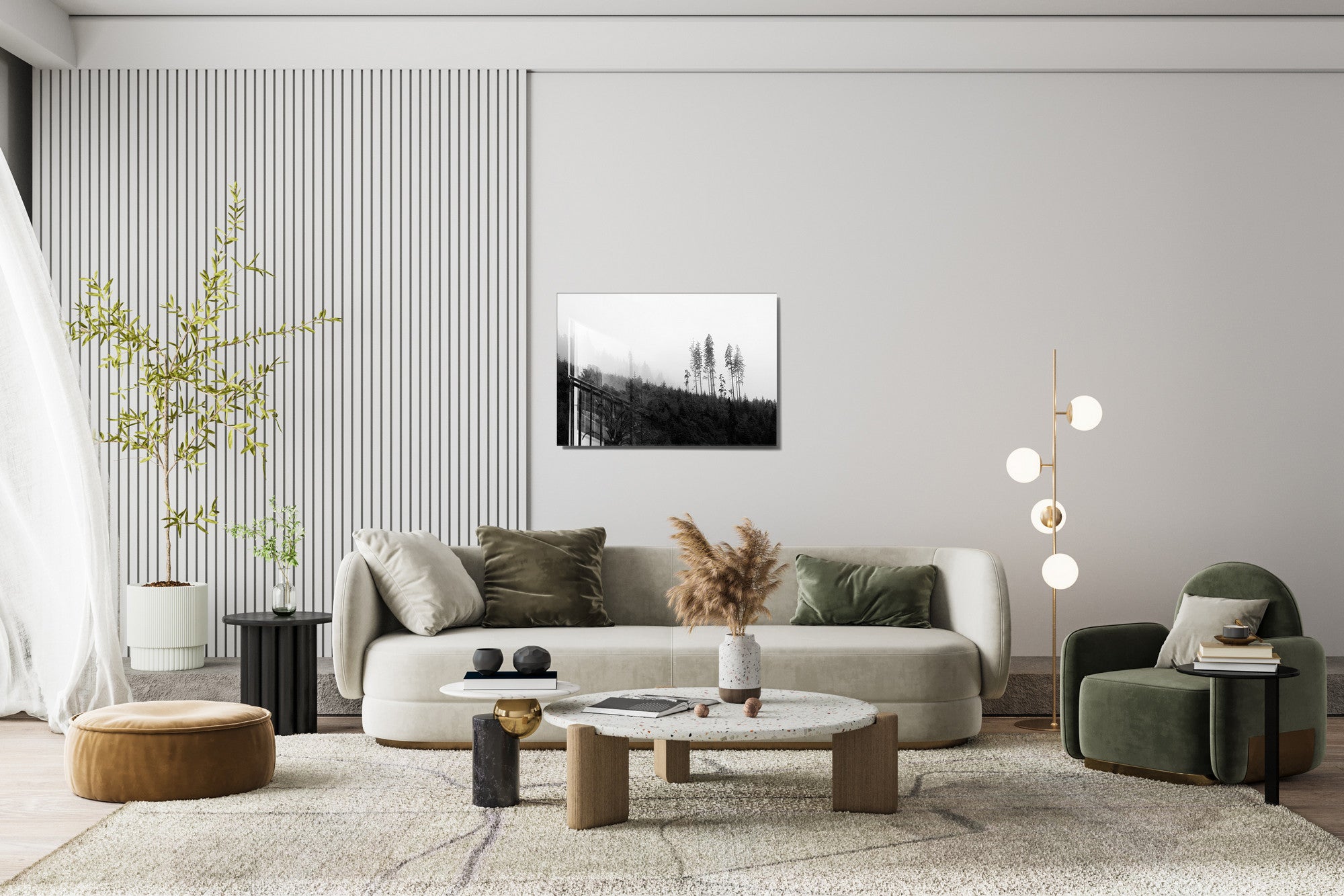 Quadro Decorativo em Vidro Temperado Multicolor 30x45cm - Arte Moderna para Decoração de Interiores