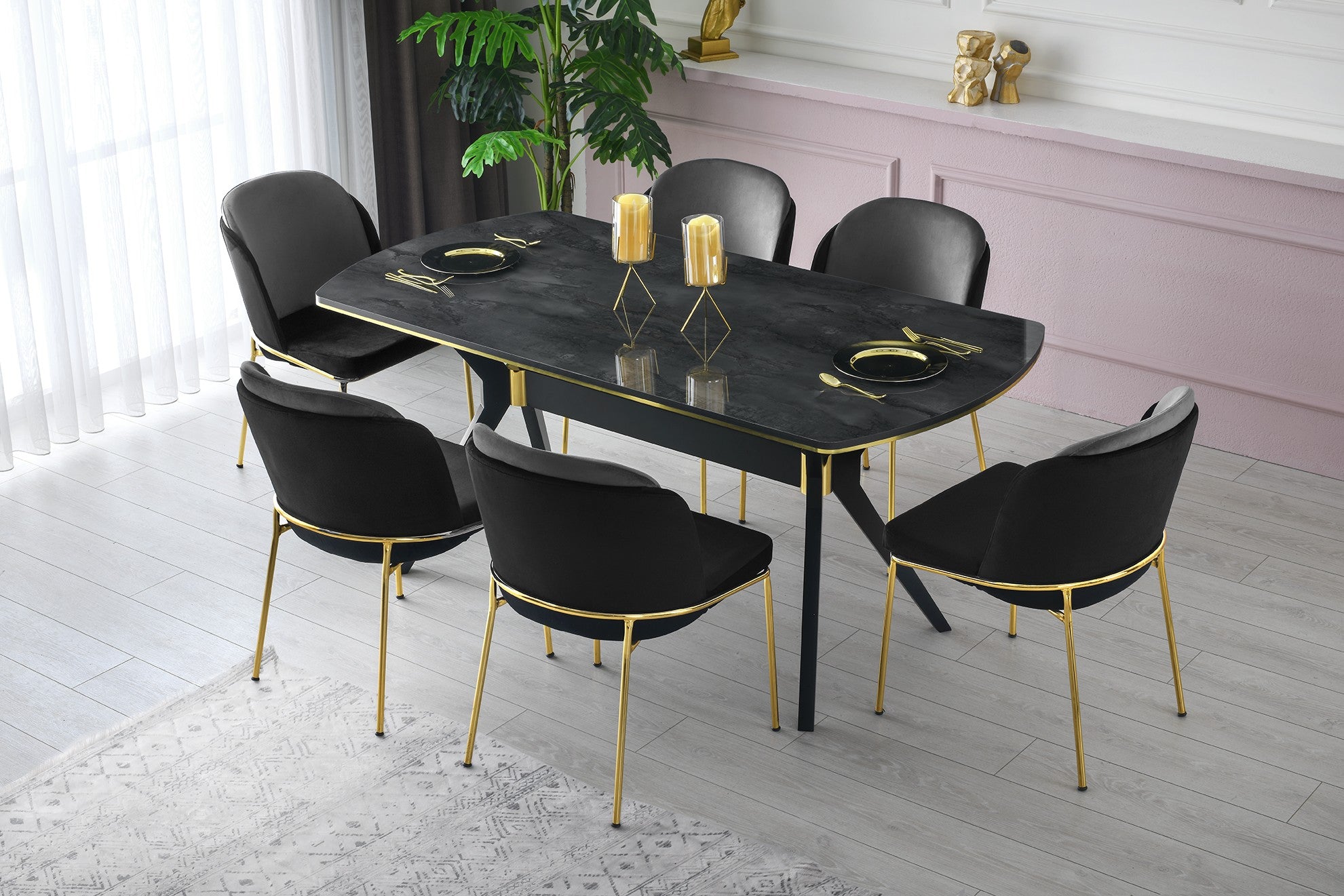 Mesa de jantar-İkon-Multicolorido