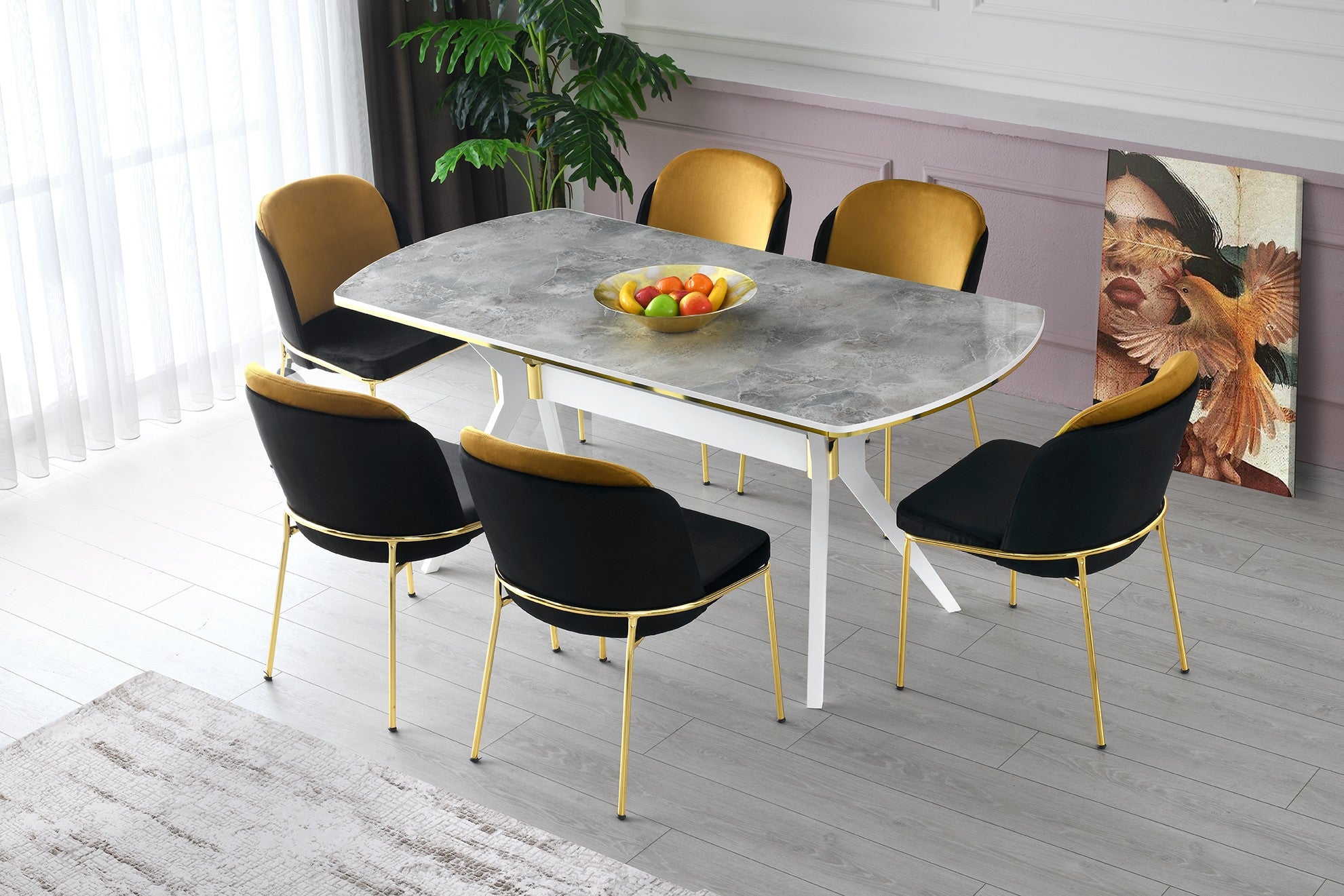 Mesa de jantar-İkon-Multicolorido