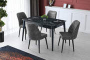 Mesa de Jantar Extensível-Lotus-Antracite