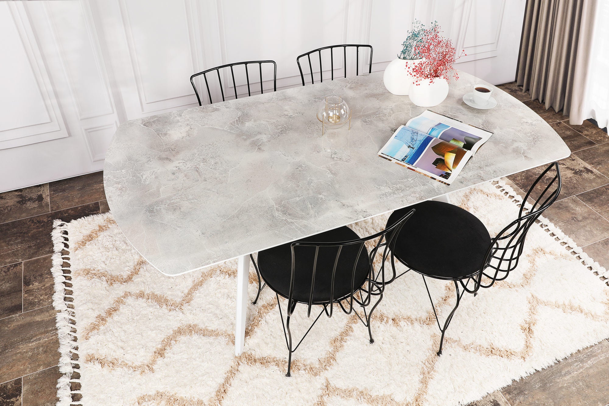 Mesa de jantar-Ares-Branco