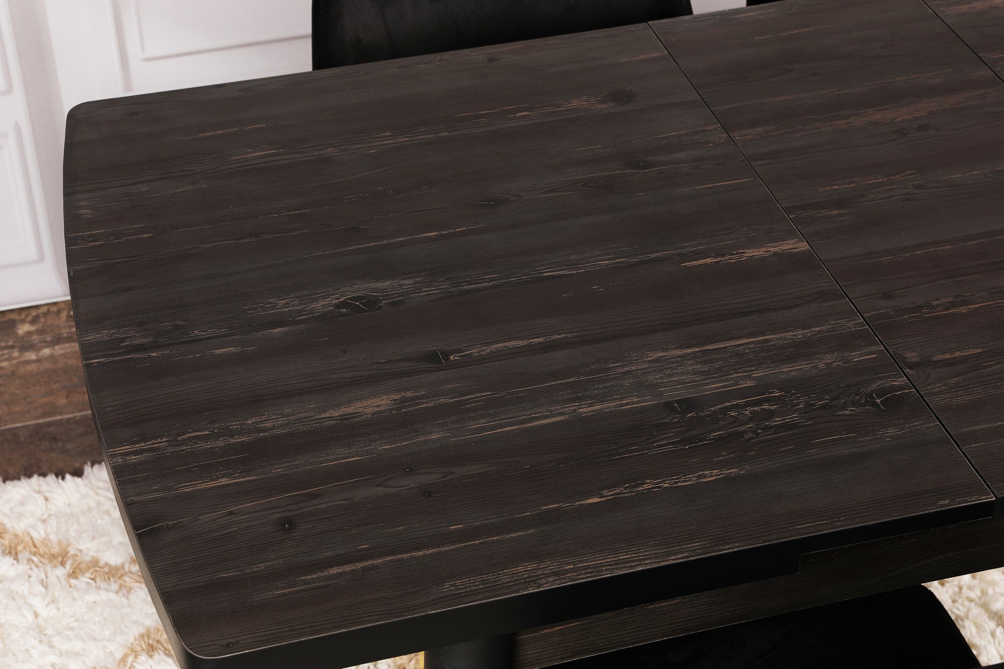 Mesa de Jantar Extensível-Inci-Preto