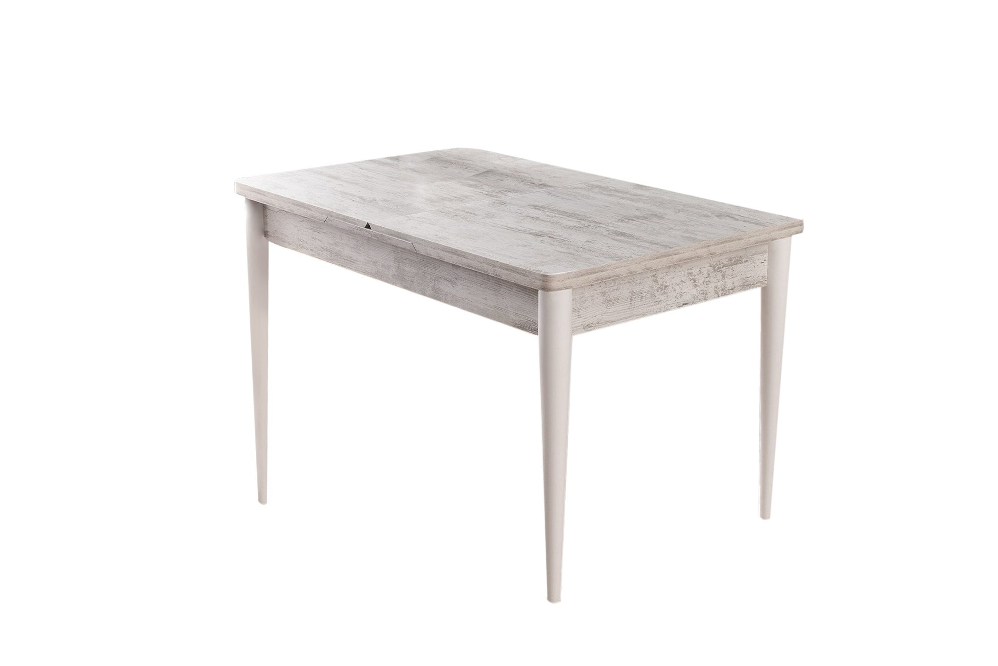 Mesa de Jantar Extensível-Ahsap Kelebek-Branco