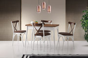 Mesa de Jantar Extensível-Dolunay-Nogueira
Branco