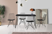 Mesa de jantar-Lagos-Preto