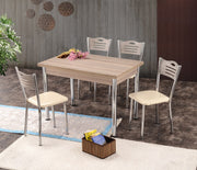 Mesa de Jantar Extensível-Polo-Carvalho
Prata