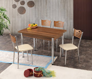 Mesa de Jantar Extensível-Polo-Nogueira
Prata