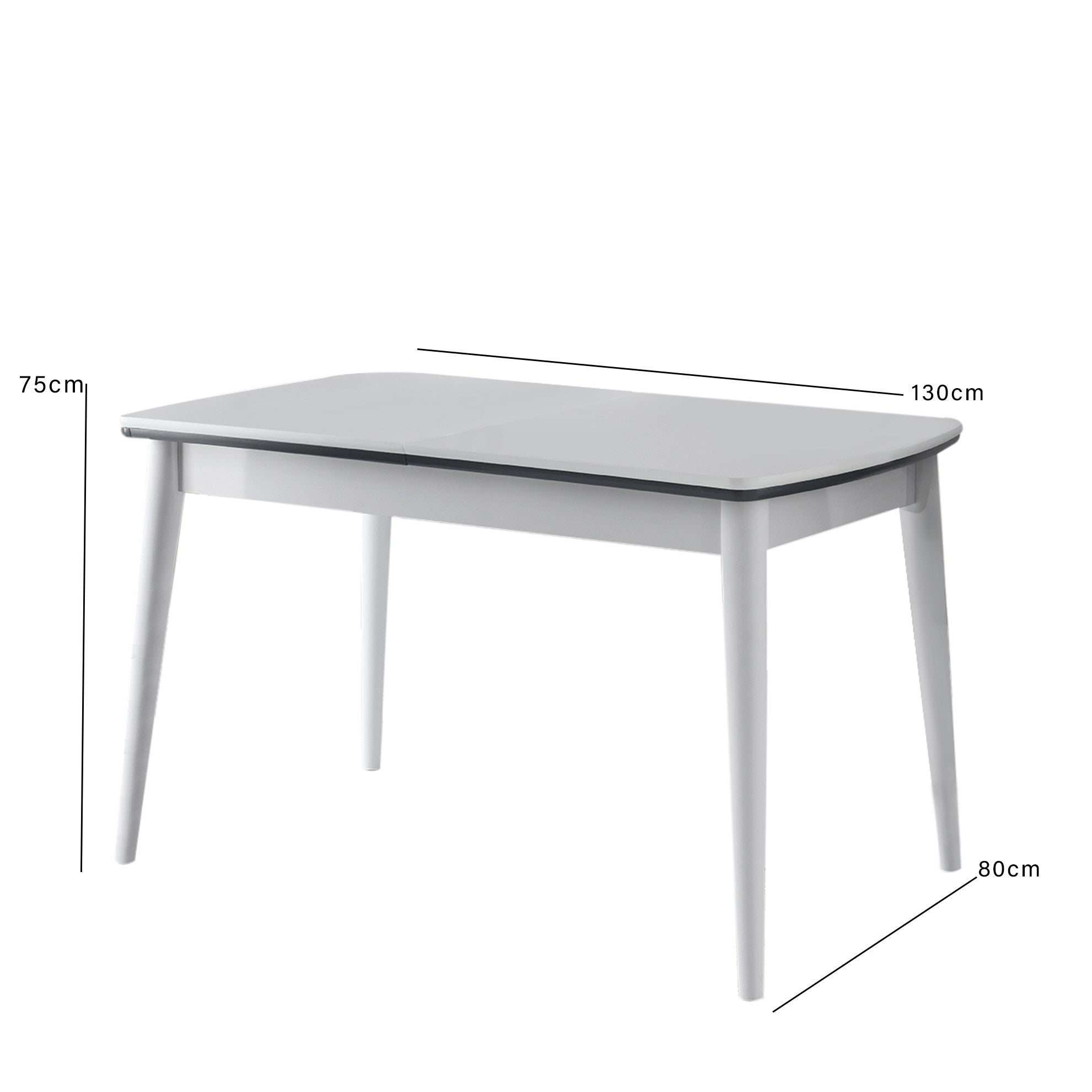 Mesa de Jantar Extensível-Vega-Branco