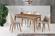 Mesa de Jantar Extensível-Vega-Nogueira
Branco