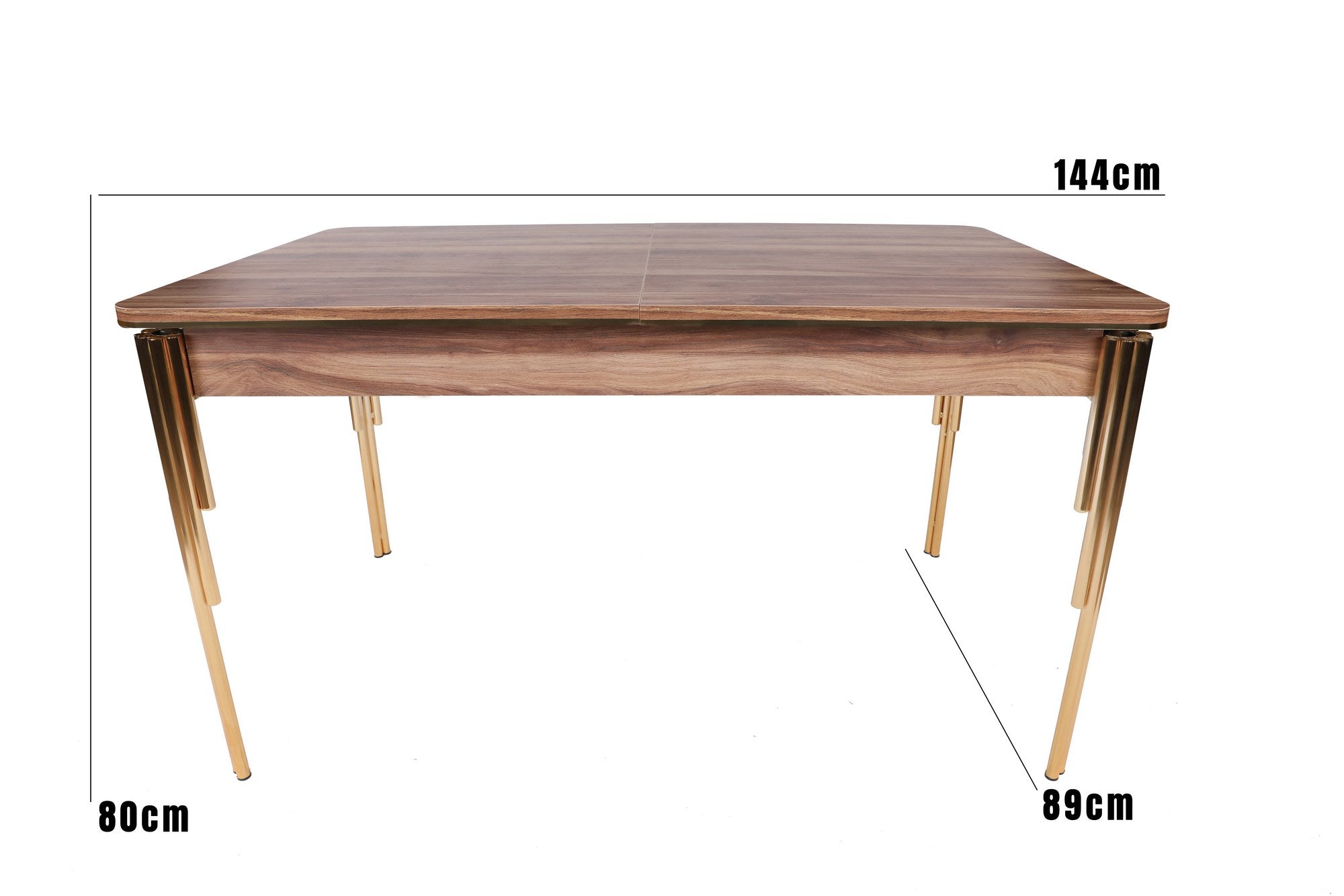 Mesa de Jantar Extensível-Damla-Nogueira
Ouro