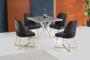 Mesa de jantar-İkon-Cinza
Branco
Dourado
