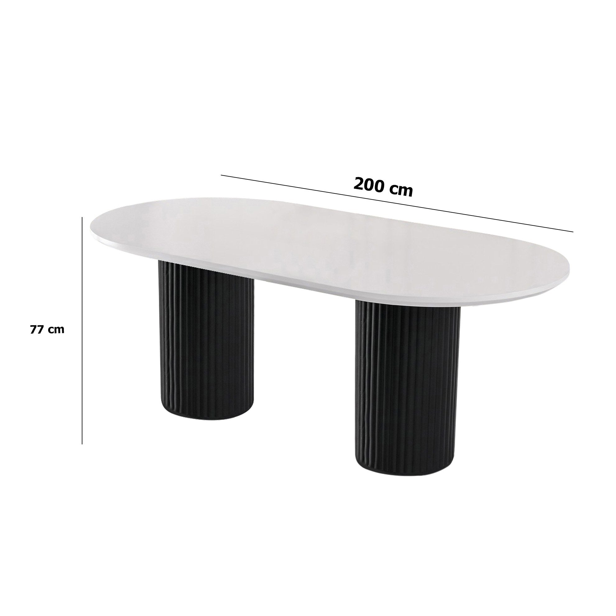 Mesa de jantar-LI-Branco
Preto