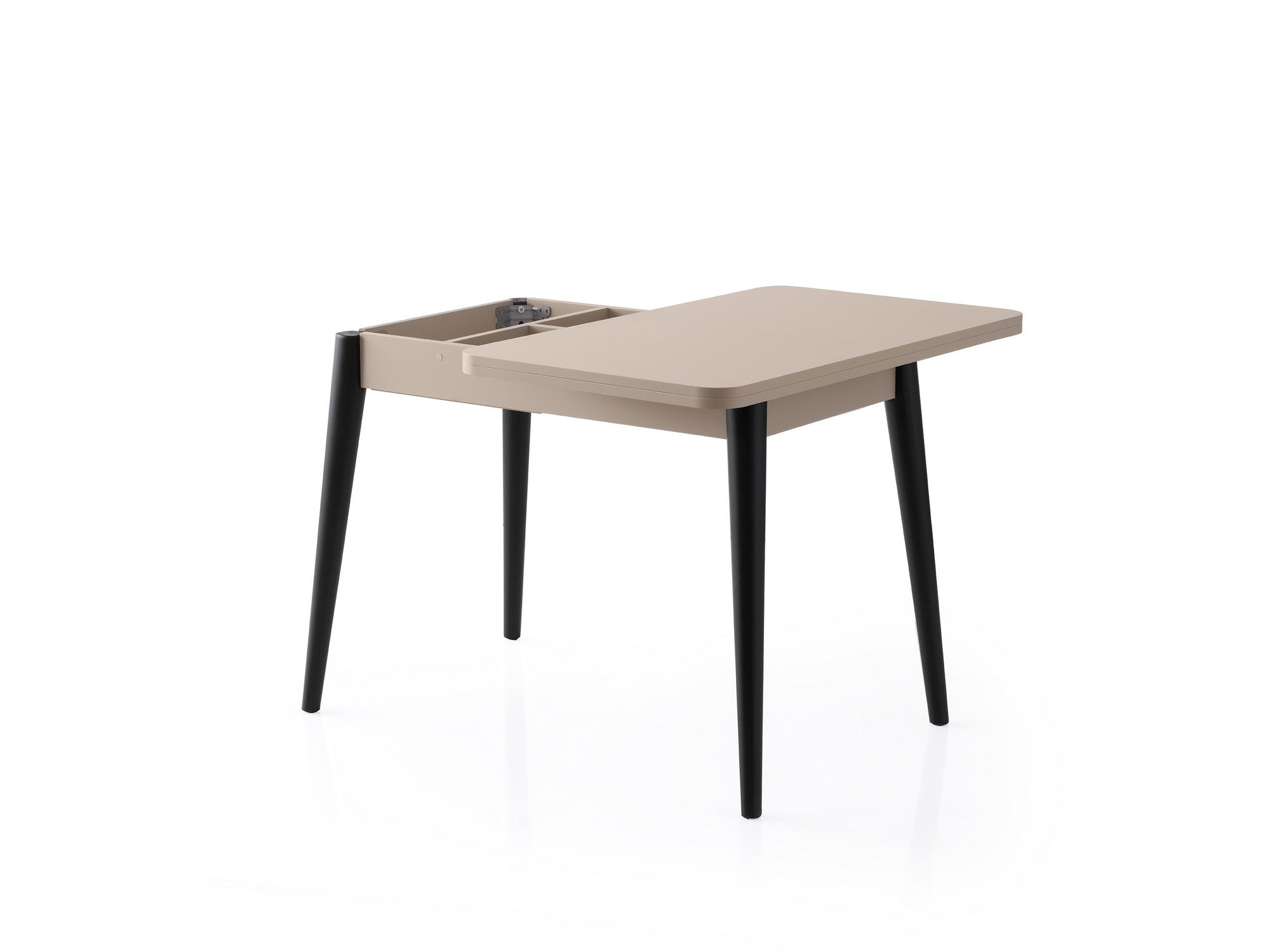 Mesa de Jantar Extensível-Dolunay-Mocha Claro