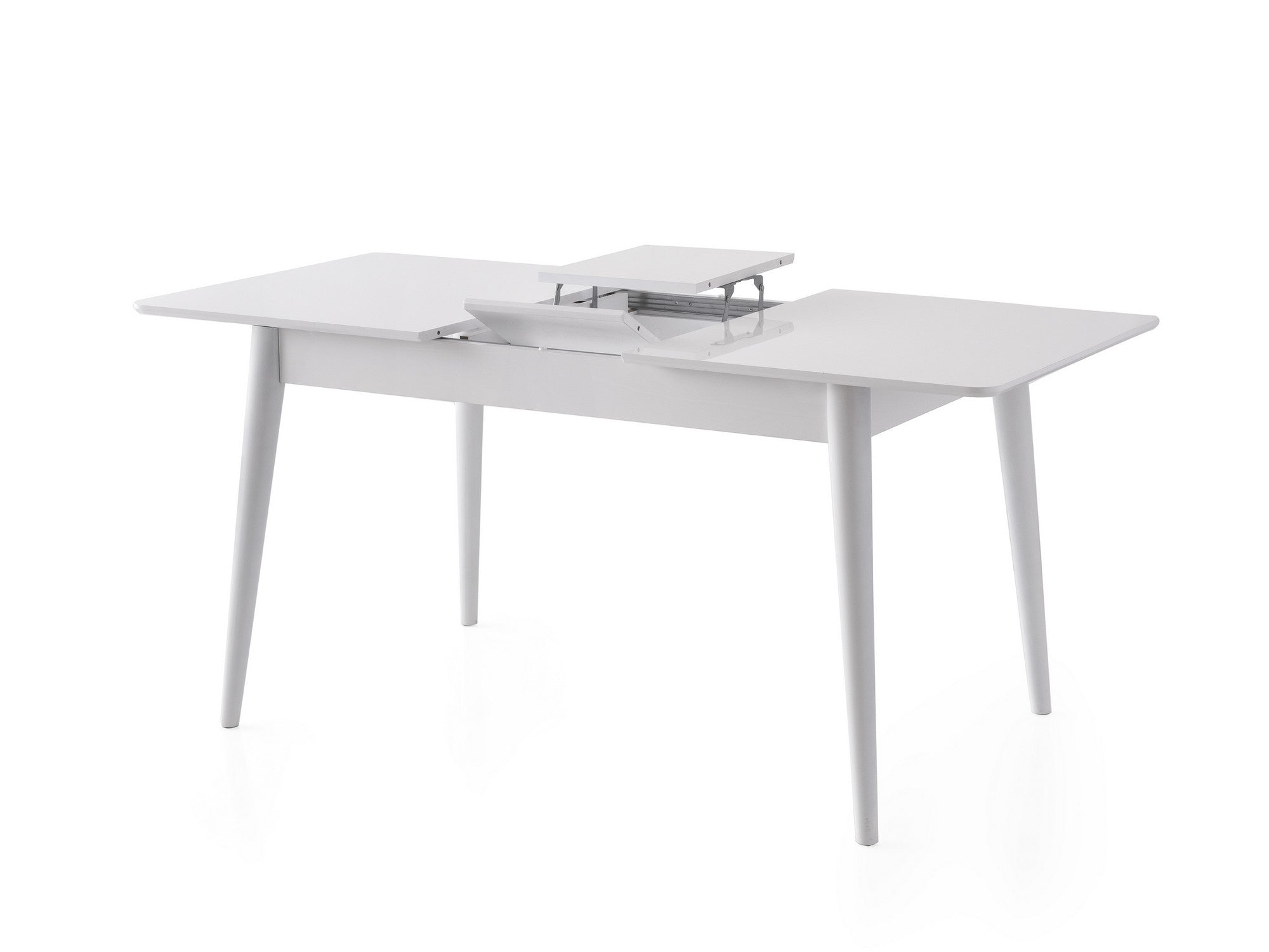 Mesa de Jantar Extensível-Lotus-Branco
