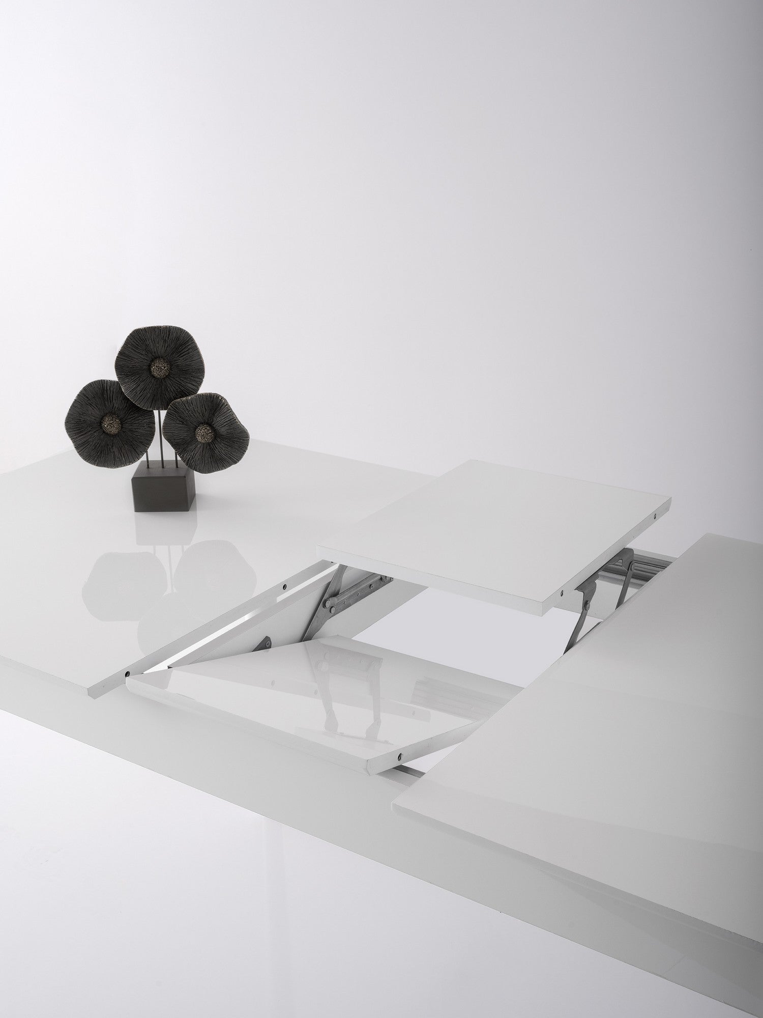 Mesa de Jantar Extensível-Lotus-Branco