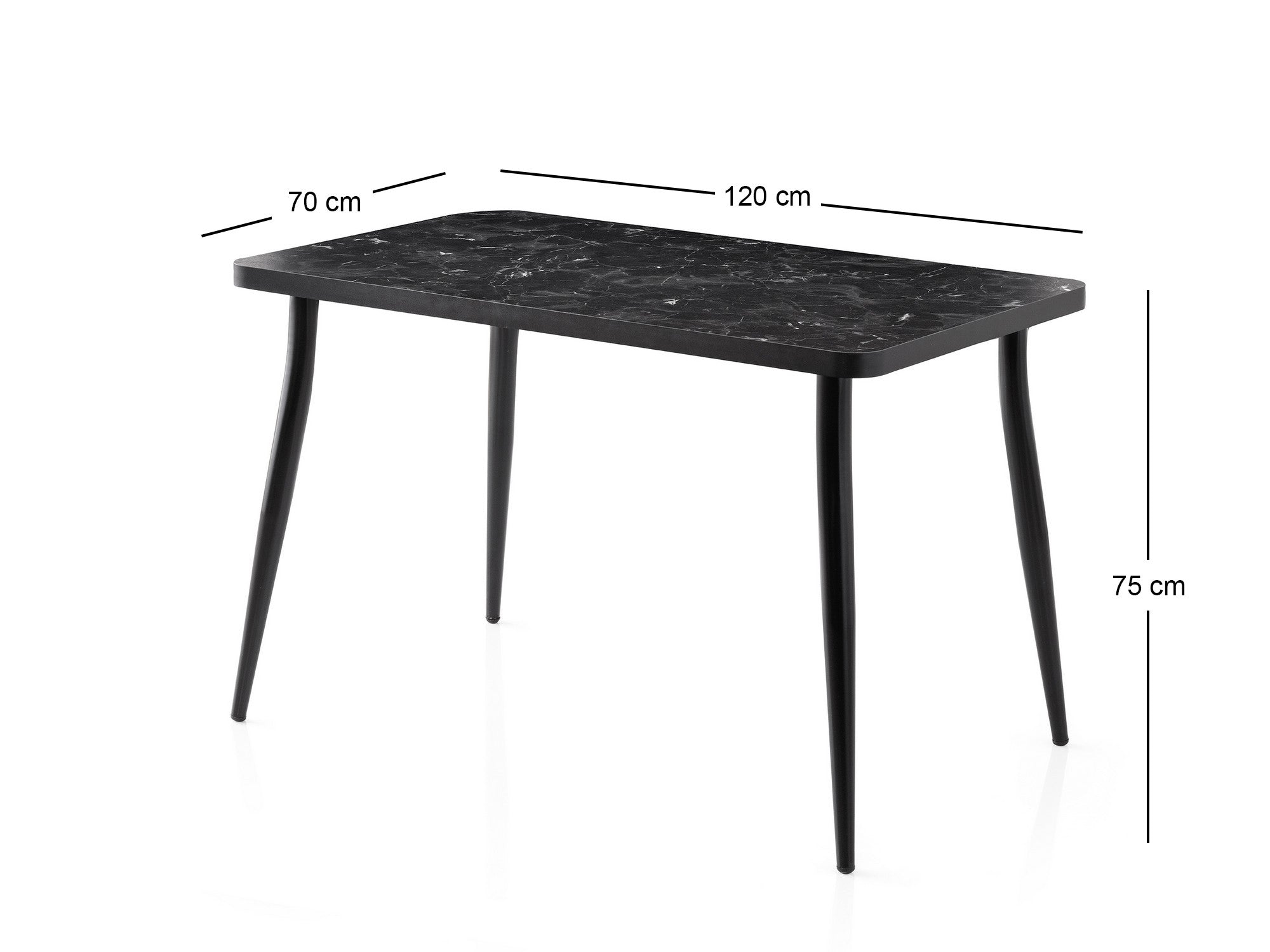 Mesa de jantar-Oslo-Mármore Preto