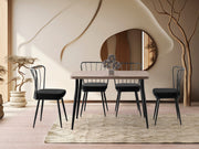 Mesa de jantar-Oslo-Mocha Claro