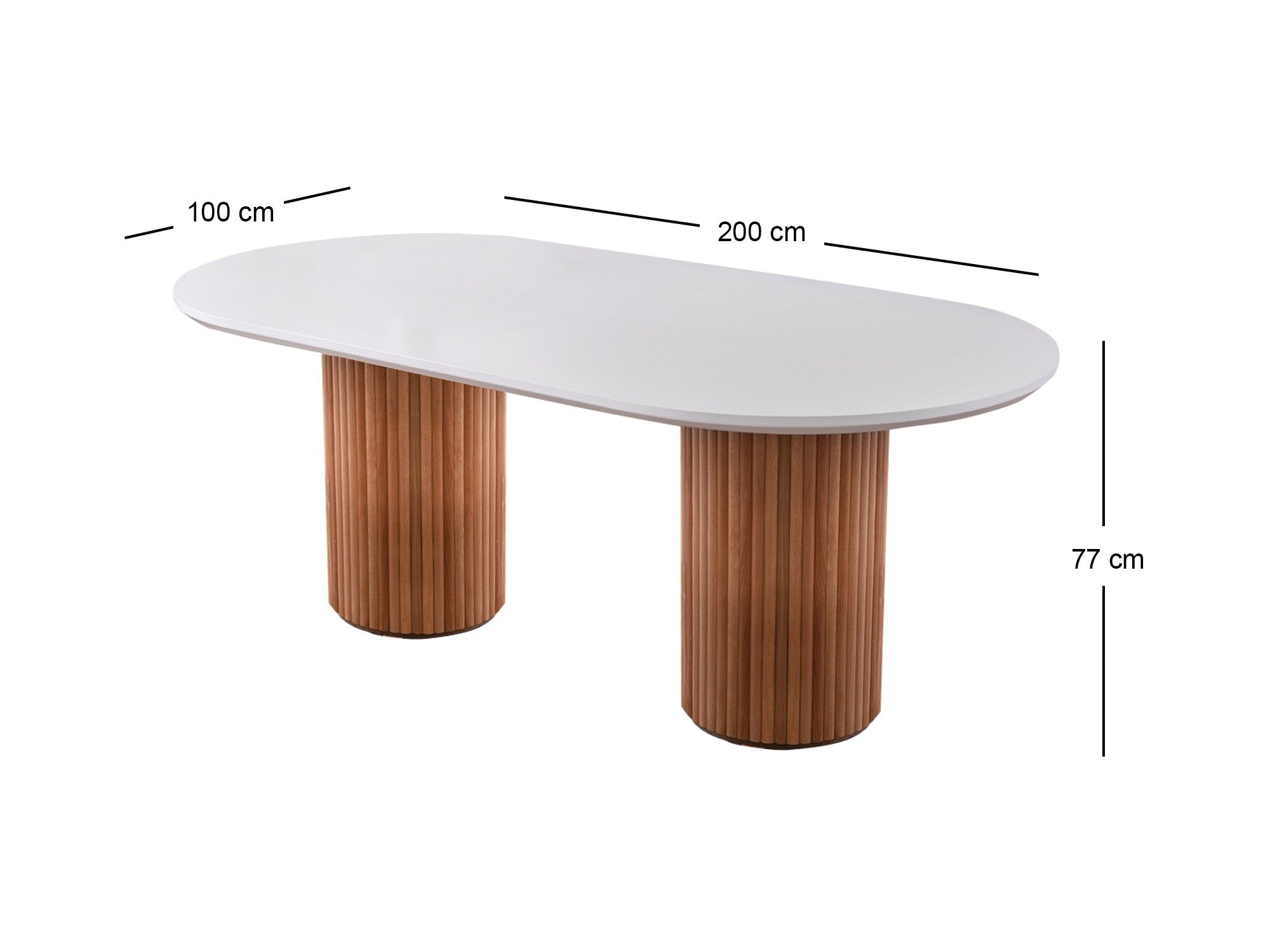 Mesa de jantar-Lıne-Branco
Nogueira