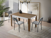 Mesa de Jantar Extensível-Cunda-Nogueira
Branco