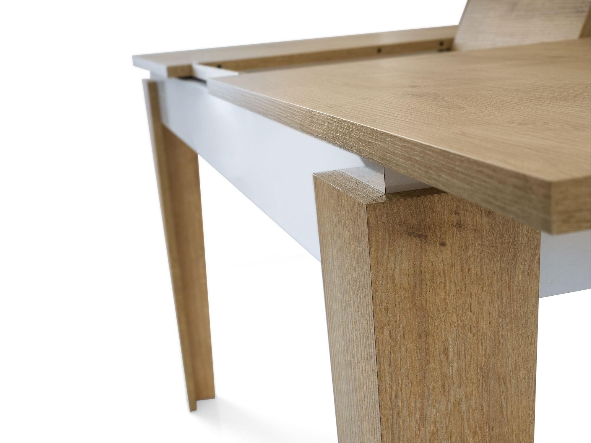 Mesa de Jantar Extensível-Cunda-Carvalho
Branco