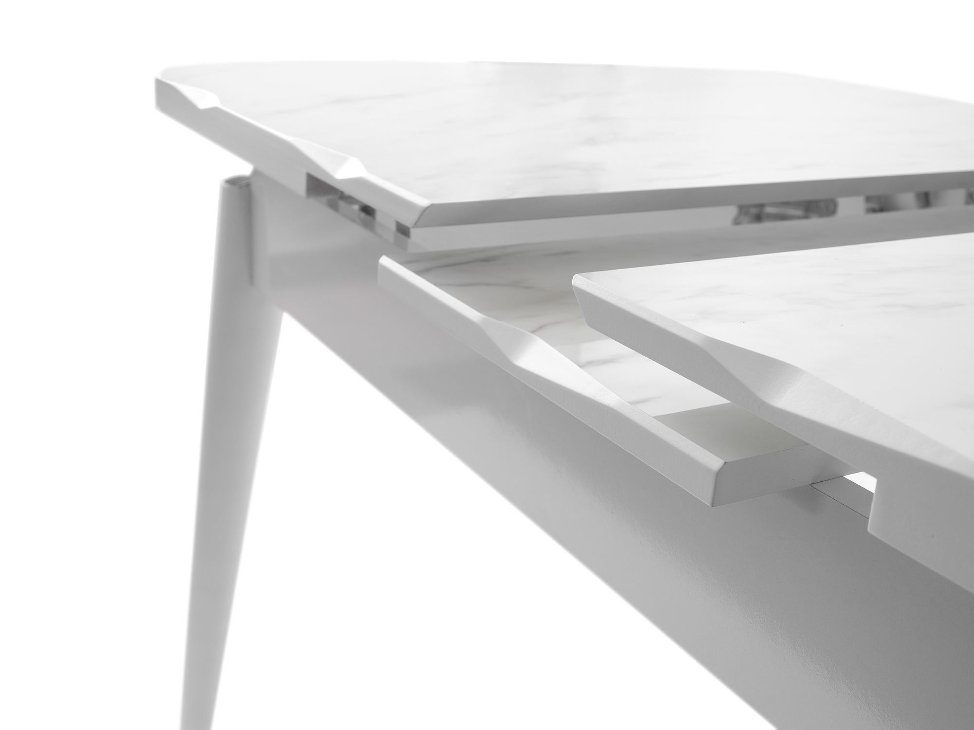 Mesa de Jantar Extensível-Crea-Branco