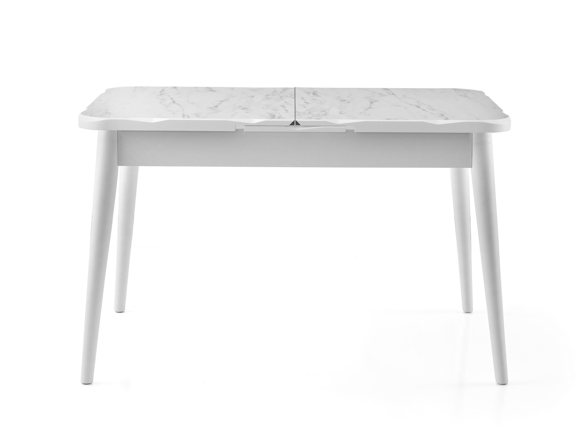Mesa de Jantar Extensível-Crea-Branco