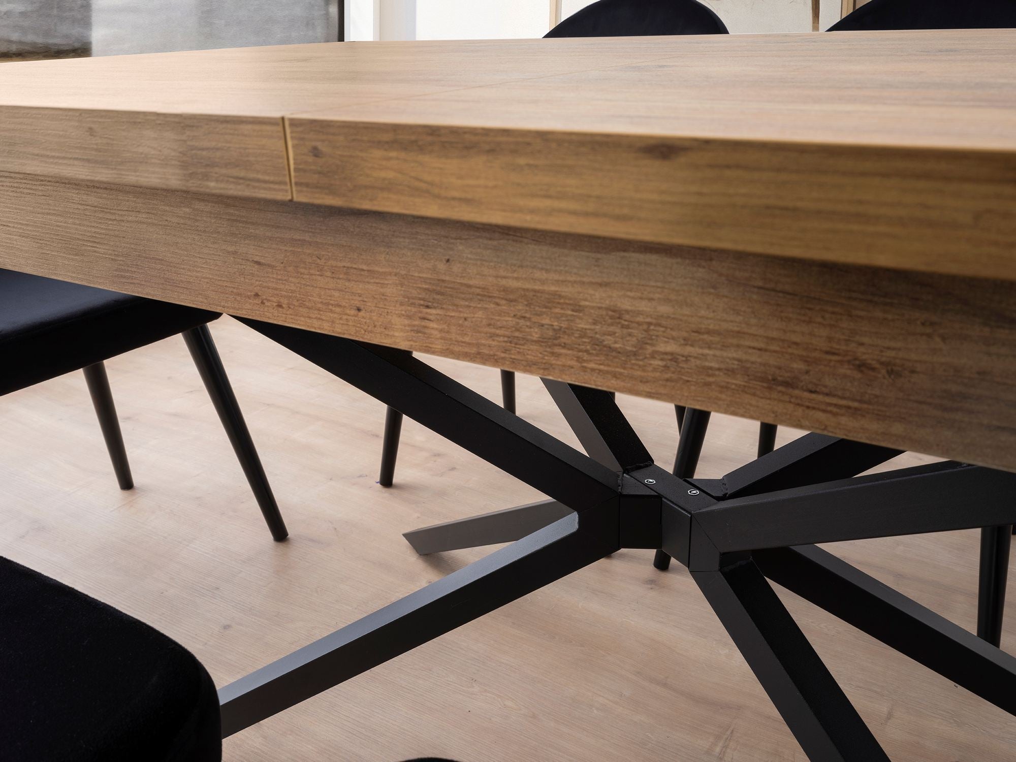 Mesa de Jantar Extensível-Falcon-Marrom