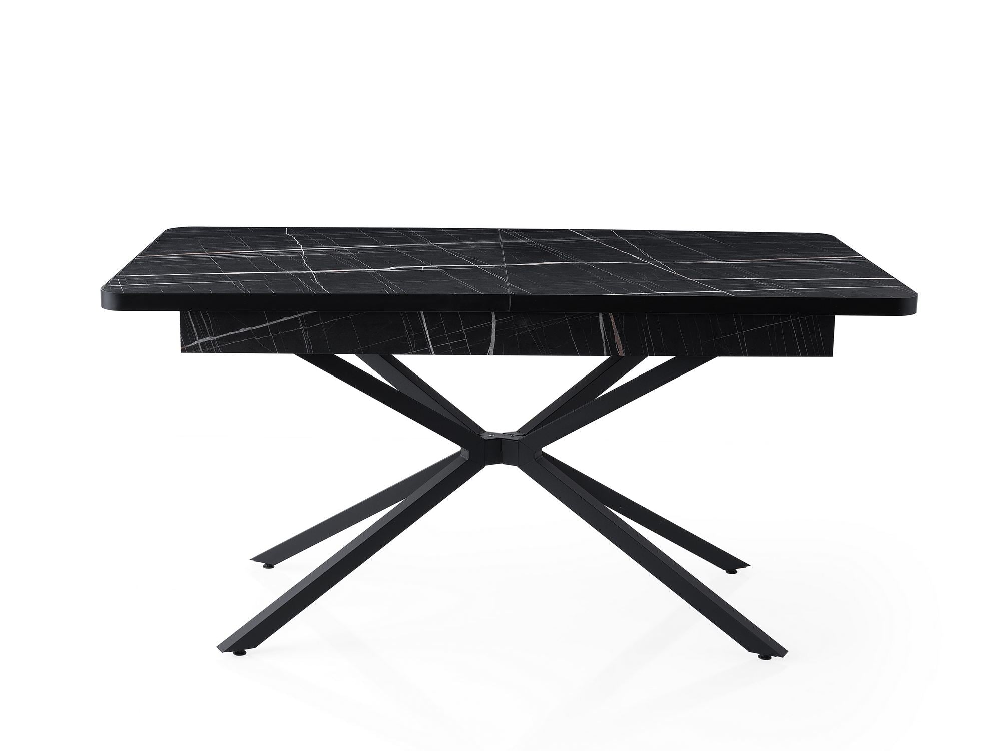 Mesa de Jantar Extensível-Falcon-Preto
Branco