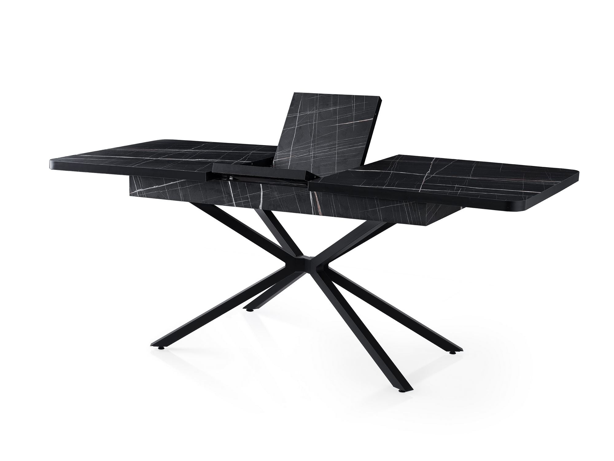 Mesa de Jantar Extensível-Falcon-Preto
Branco
