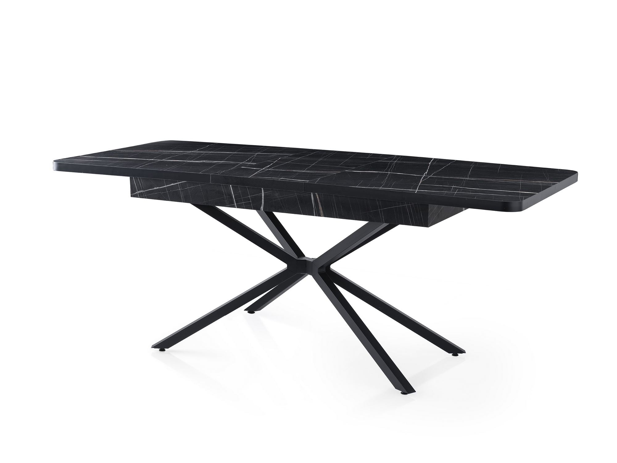 Mesa de Jantar Extensível-Falcon-Preto
Branco