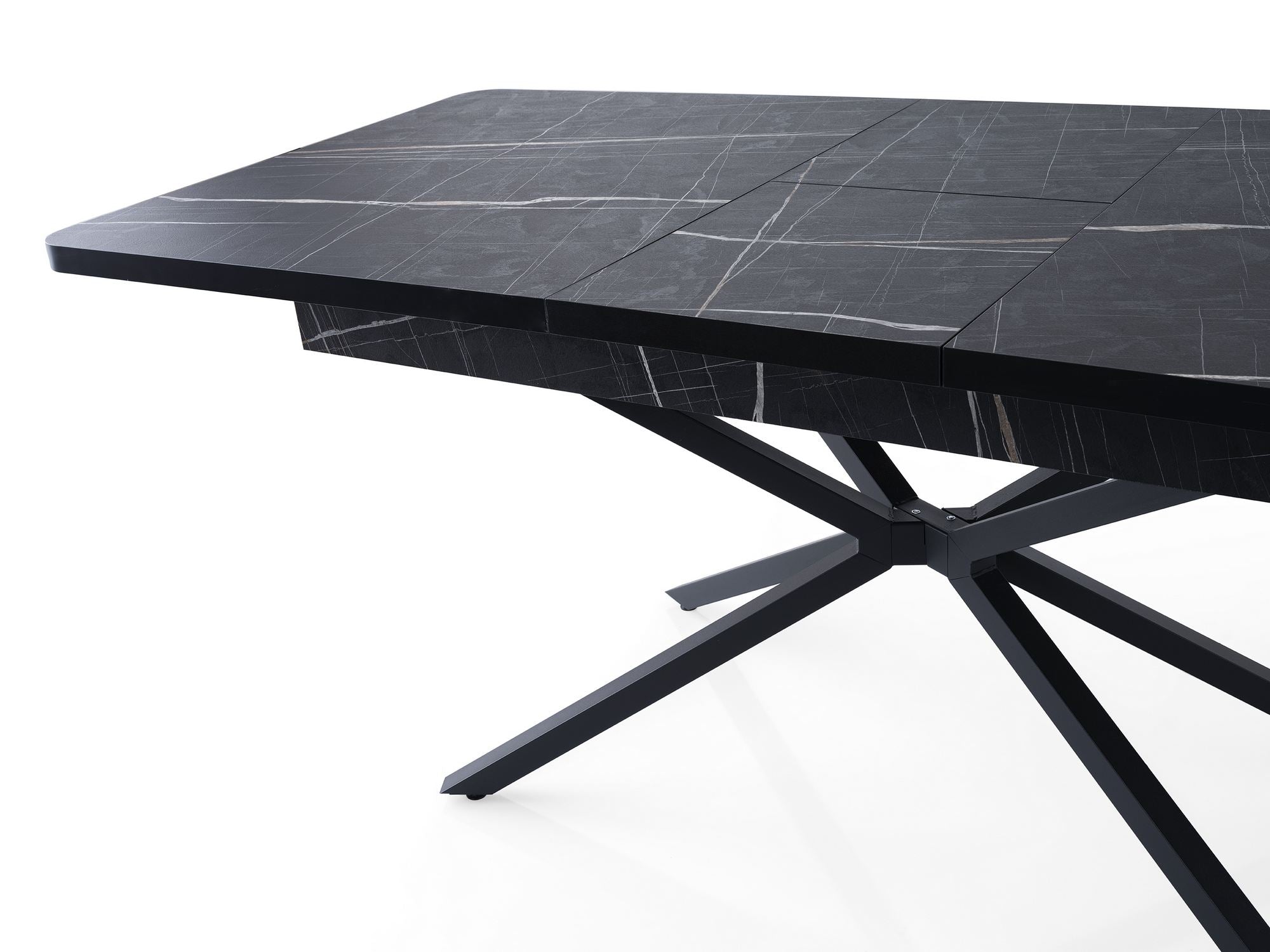 Mesa de Jantar Extensível-Falcon-Preto
Branco