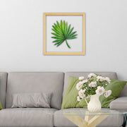 Quadro Decorativo Multicolor com Moldura de Madeira - Impressão Digital UV em Vidro 32x32cm