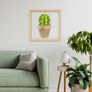 Quadro Decorativo Multicolor CAM2901 - Impressão Digital UV em Vidro 3mm com Moldura de Madeira 32x32cm