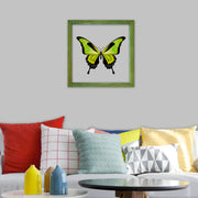 Quadro Decorativo Multicolor com Moldura de Madeira - Impressão Digital UV em Vidro 32x32cm