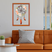 Quadro Decorativo Multicolor CAM138 com Moldura de Madeira - Impressão Digital UV em Vidro 32x42cm