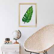 Quadro Decorativo Multicolor com Moldura de Madeira - Impressão Digital UV em Vidro 32x42cm