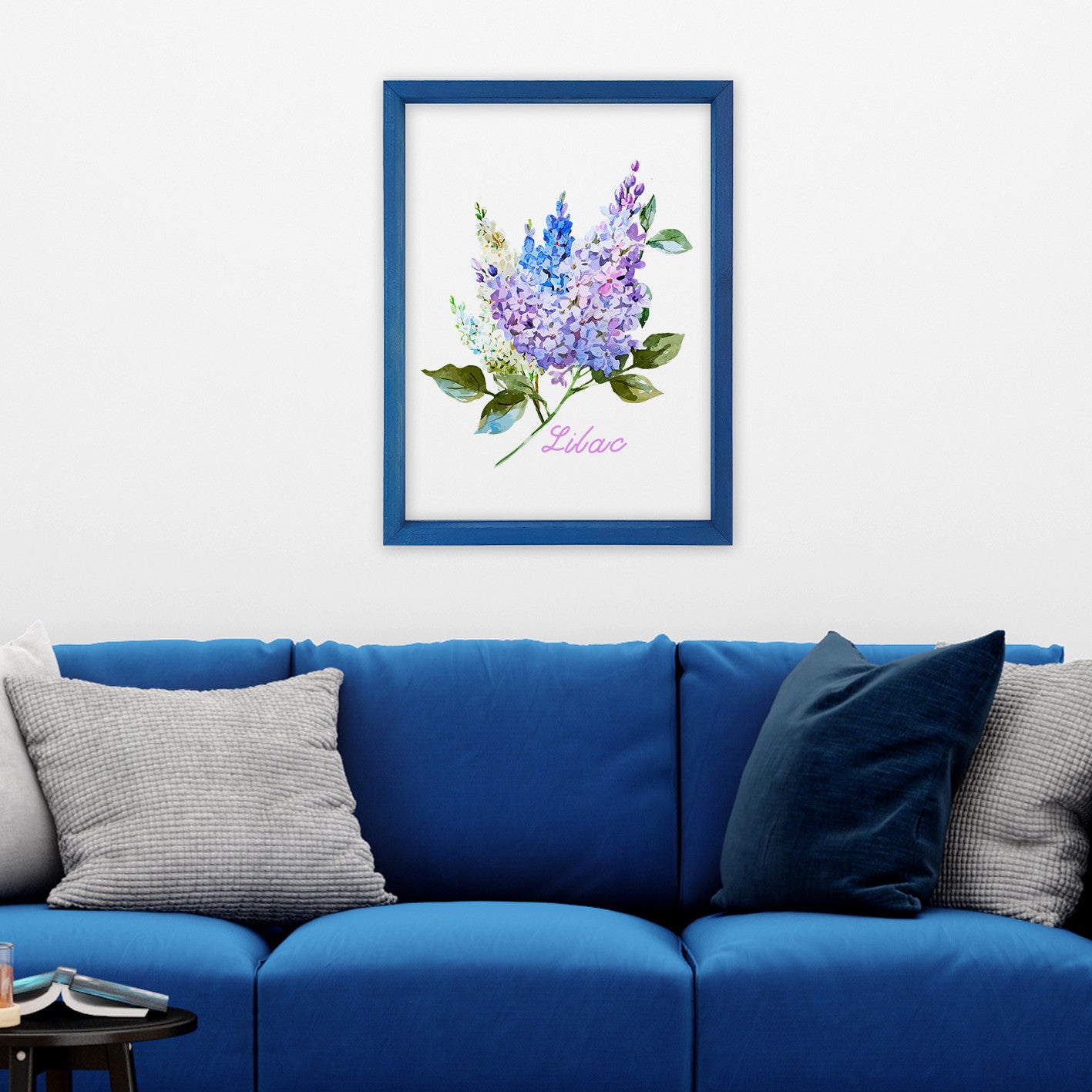 Quadro Decorativo Multicolor com Moldura de Madeira - Impressão Digital UV em Vidro 32x42cm